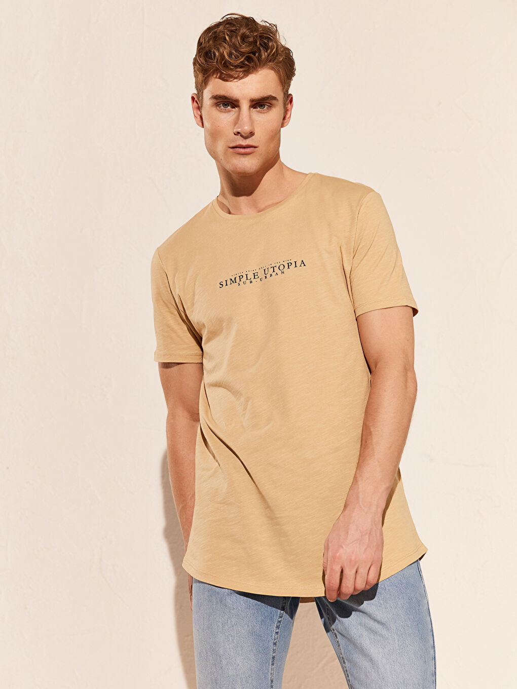 Футболки С Принтом Удлиненного Кроя