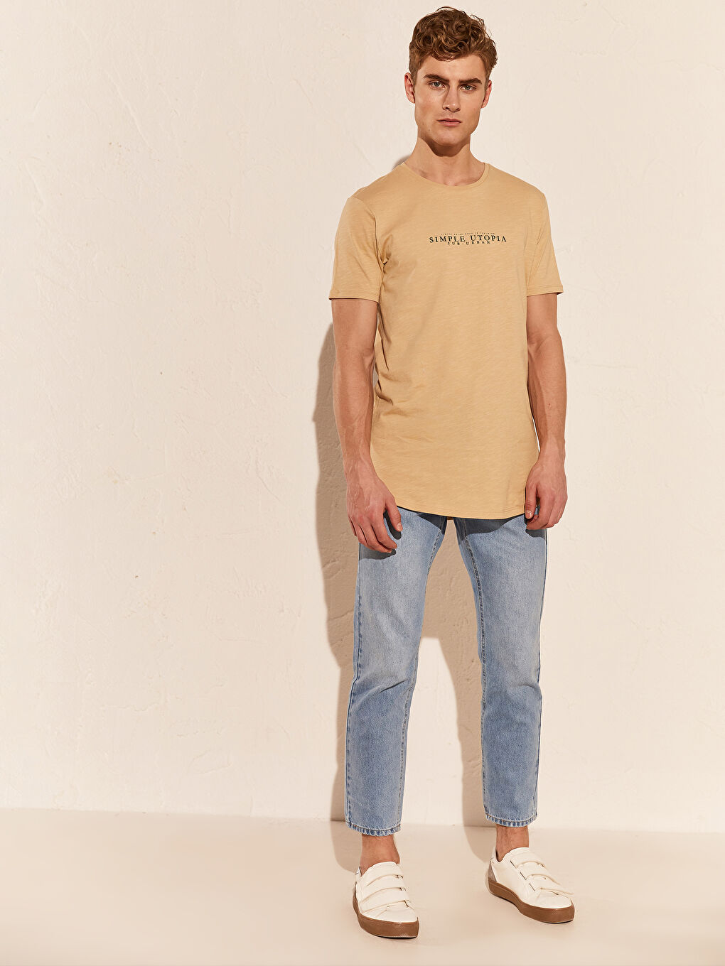 Футболки С Принтом Удлиненного Кроя-4