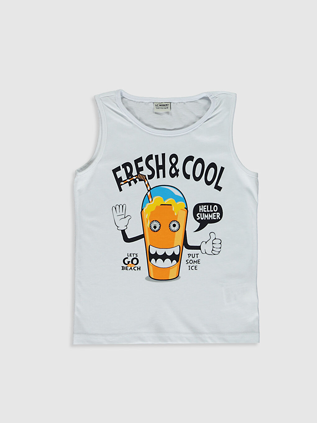 Turuncu Erkek Çocuk Atlet ve Deniz Şortu-2