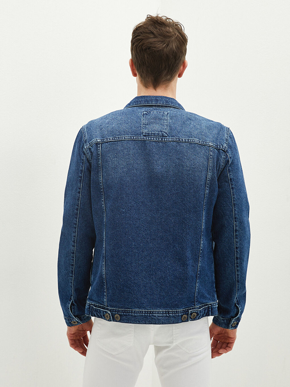 Veste en jean pour Hommes Coupe régulière-10