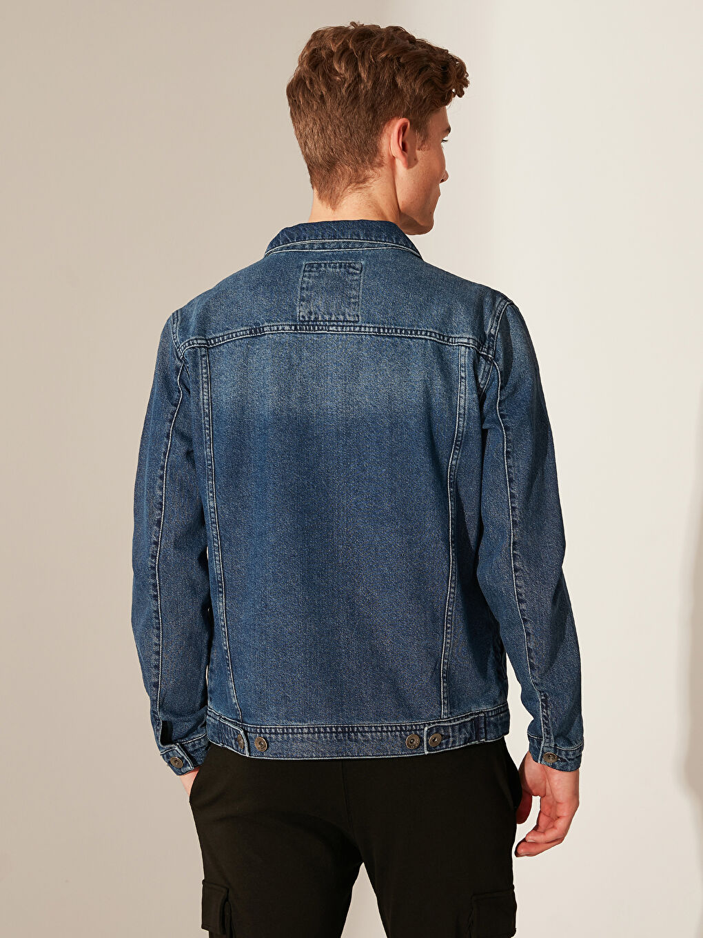 Veste en jean pour Hommes Coupe régulière-4