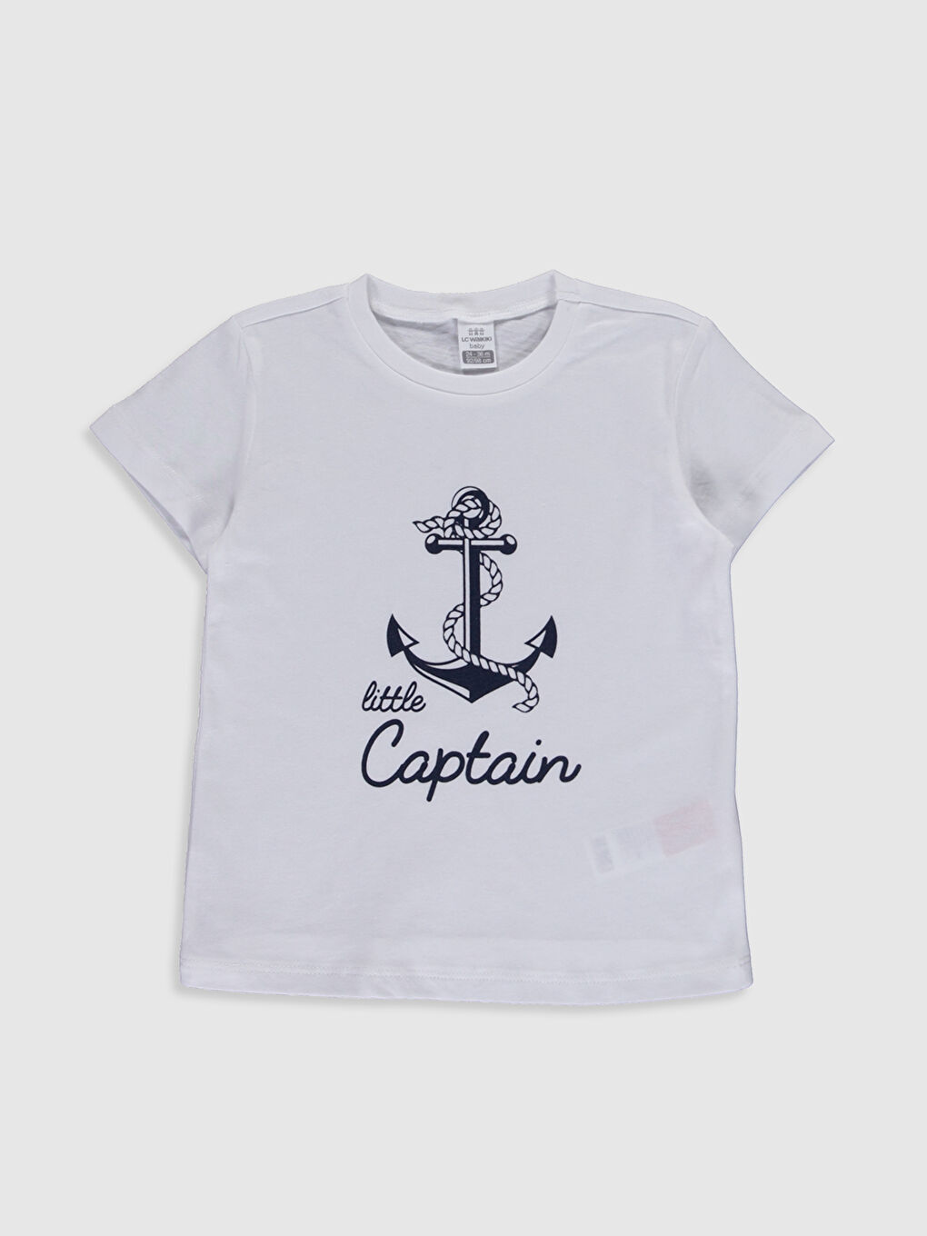 Beyaz Erkek Bebek Baskılı Pamuklu Pijama Takımı-12