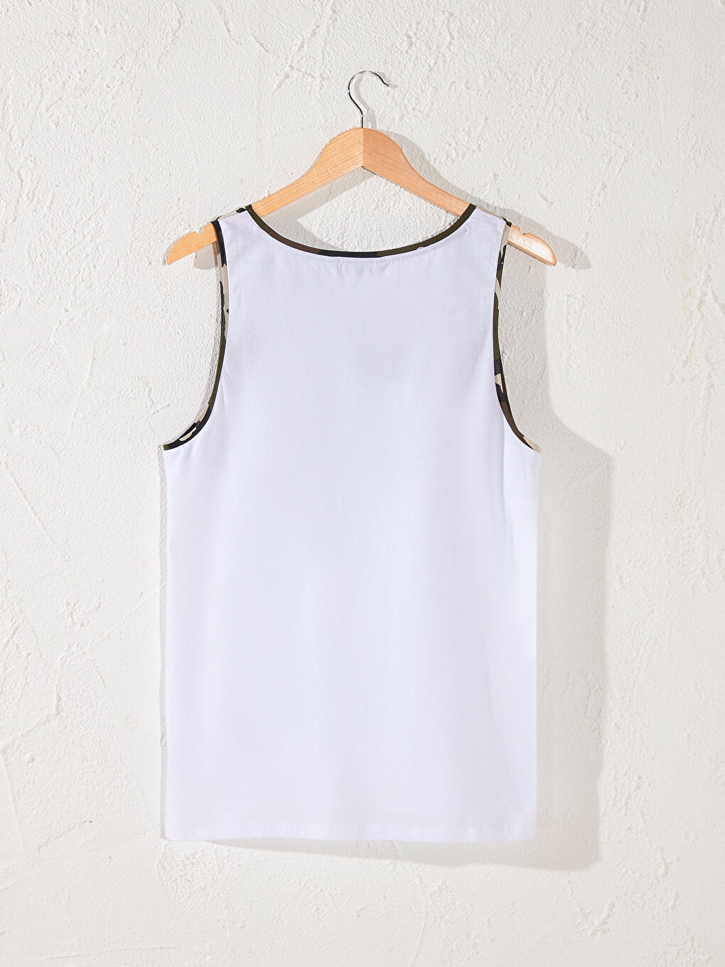 Мужская безрукавная футболка из расчёсанного хлопка-1