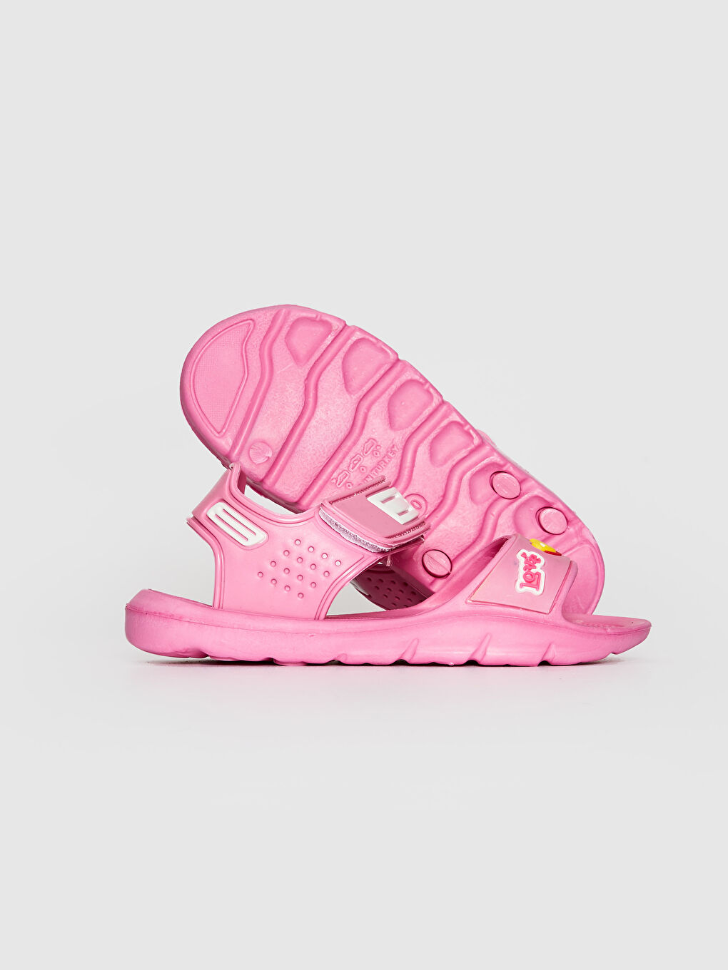 Girl's Hook and Loop Sandals-3