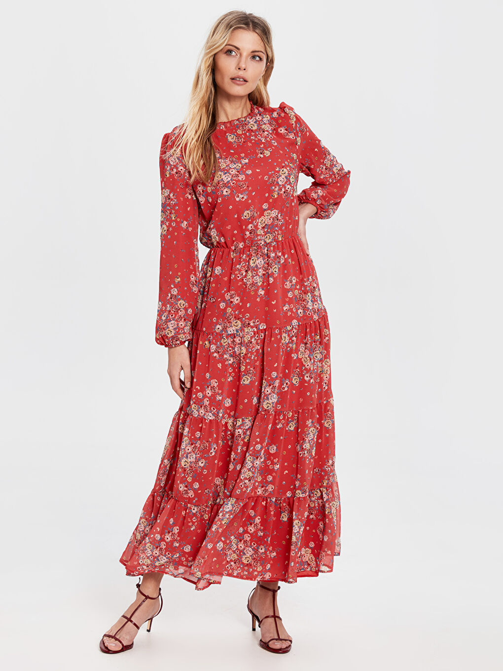 Floral Chiffon Dress