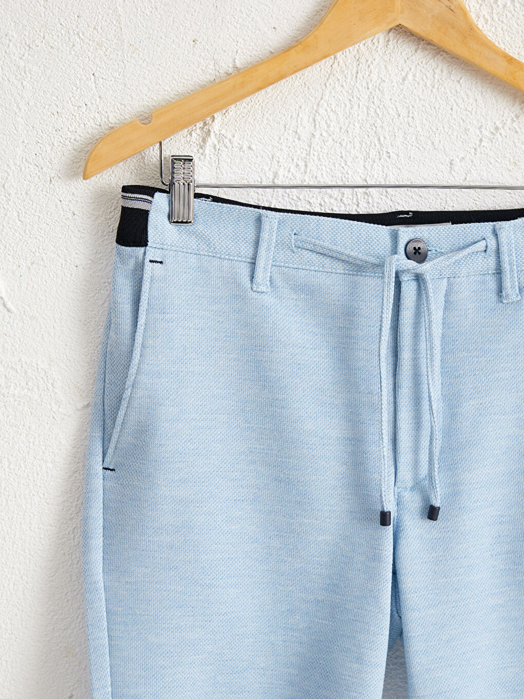 Mavi Slim Fit Bermuda Şort-2