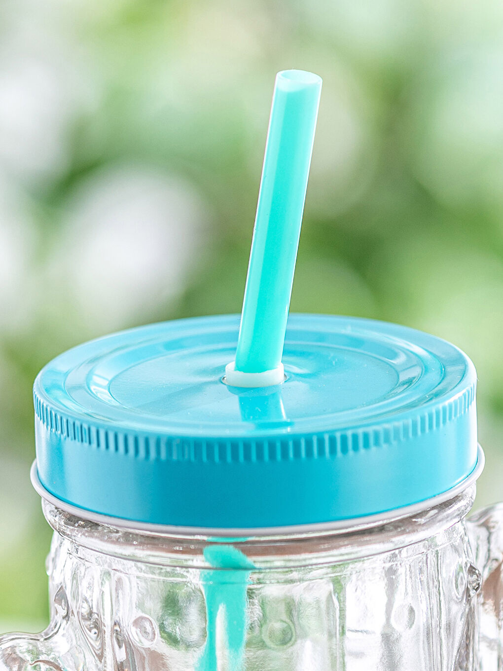 Glass Cup with Straw-2