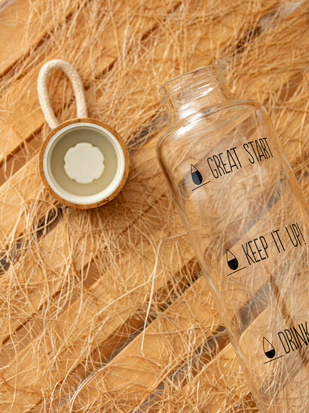 Glass Bottle With Lid-1