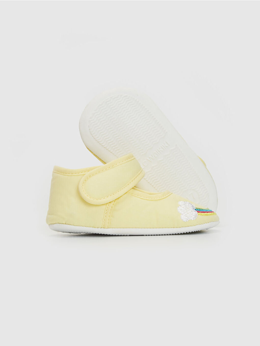 Sarı Kız Bebek Cırt Cırtlı Yürüme Öncesi Ayakkabı-3