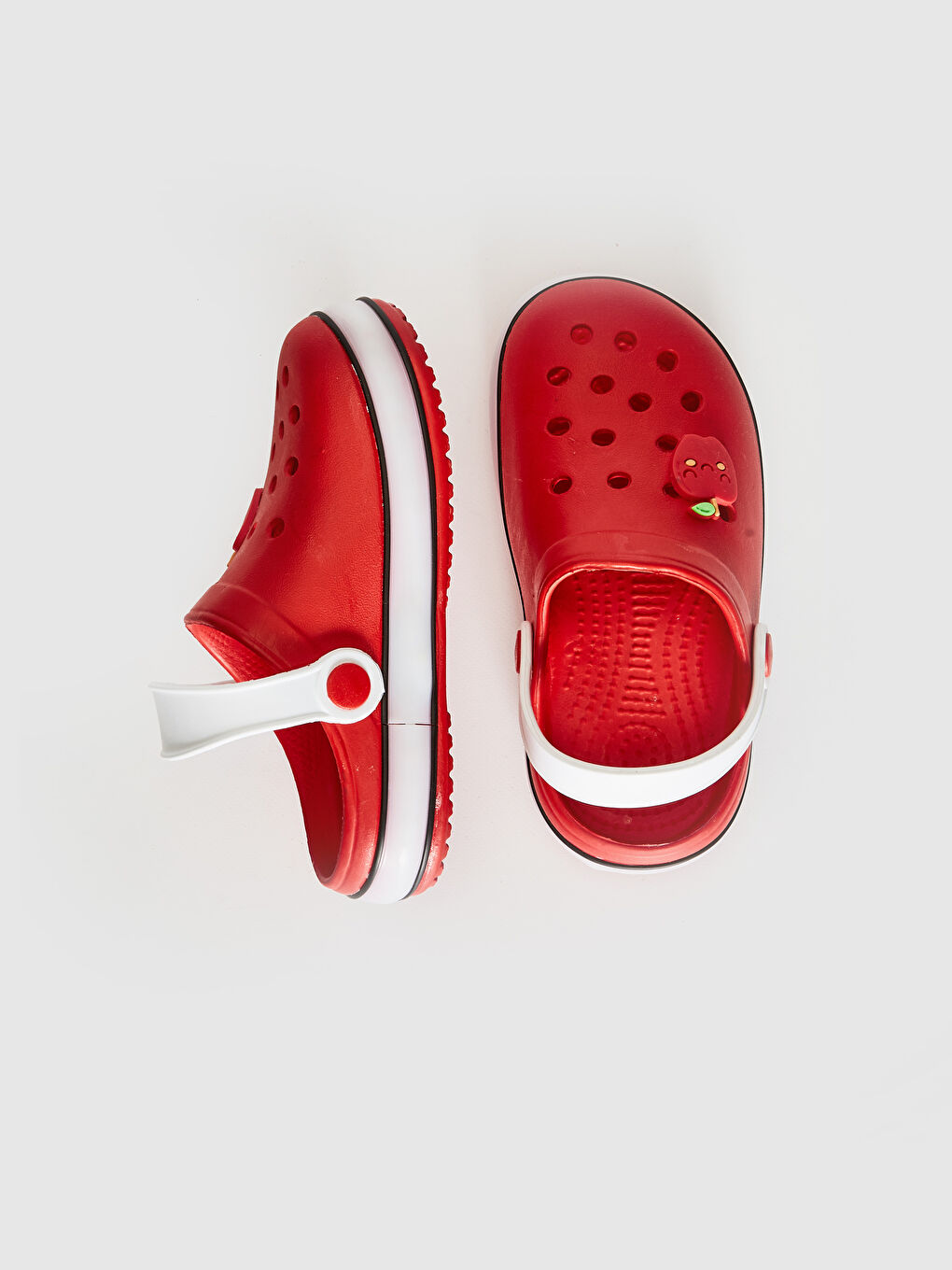 Kırmızı Kız Çocuk Işıklı Sandalet-3