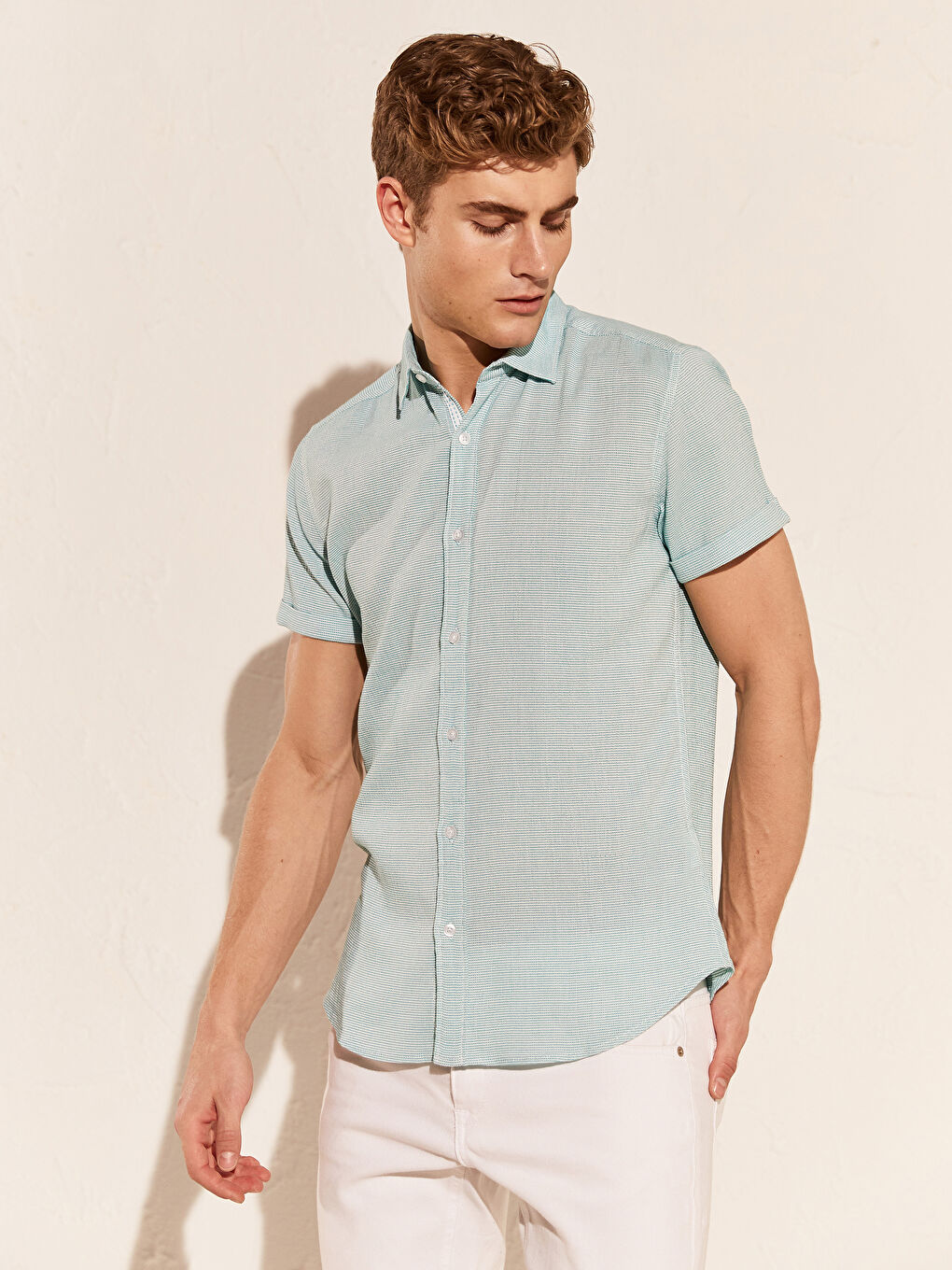 Man TURQUOISE Shirt-1