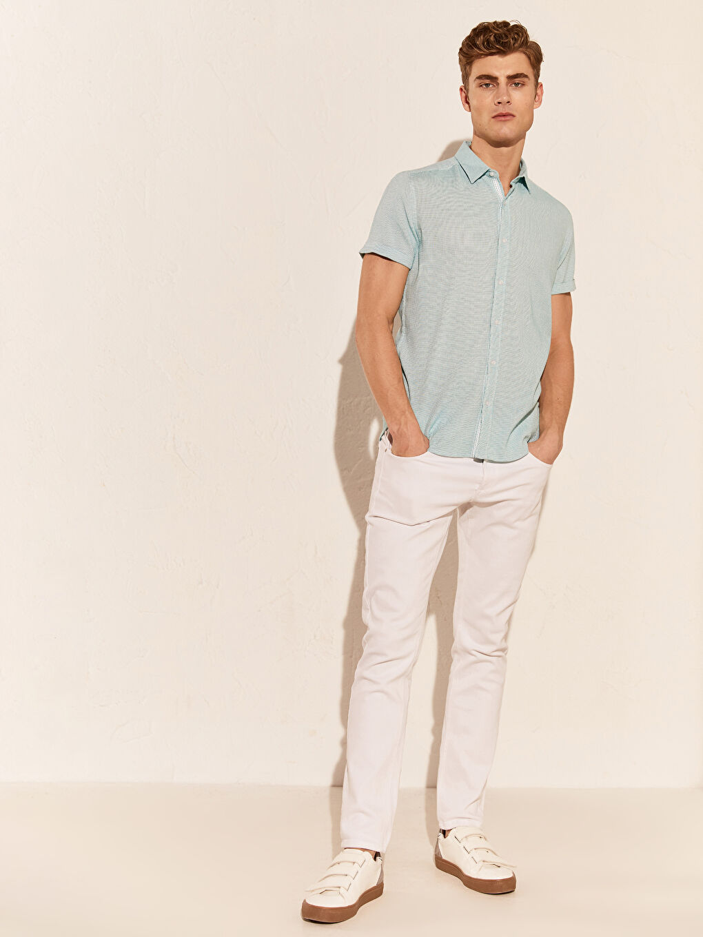 Man TURQUOISE Shirt-3