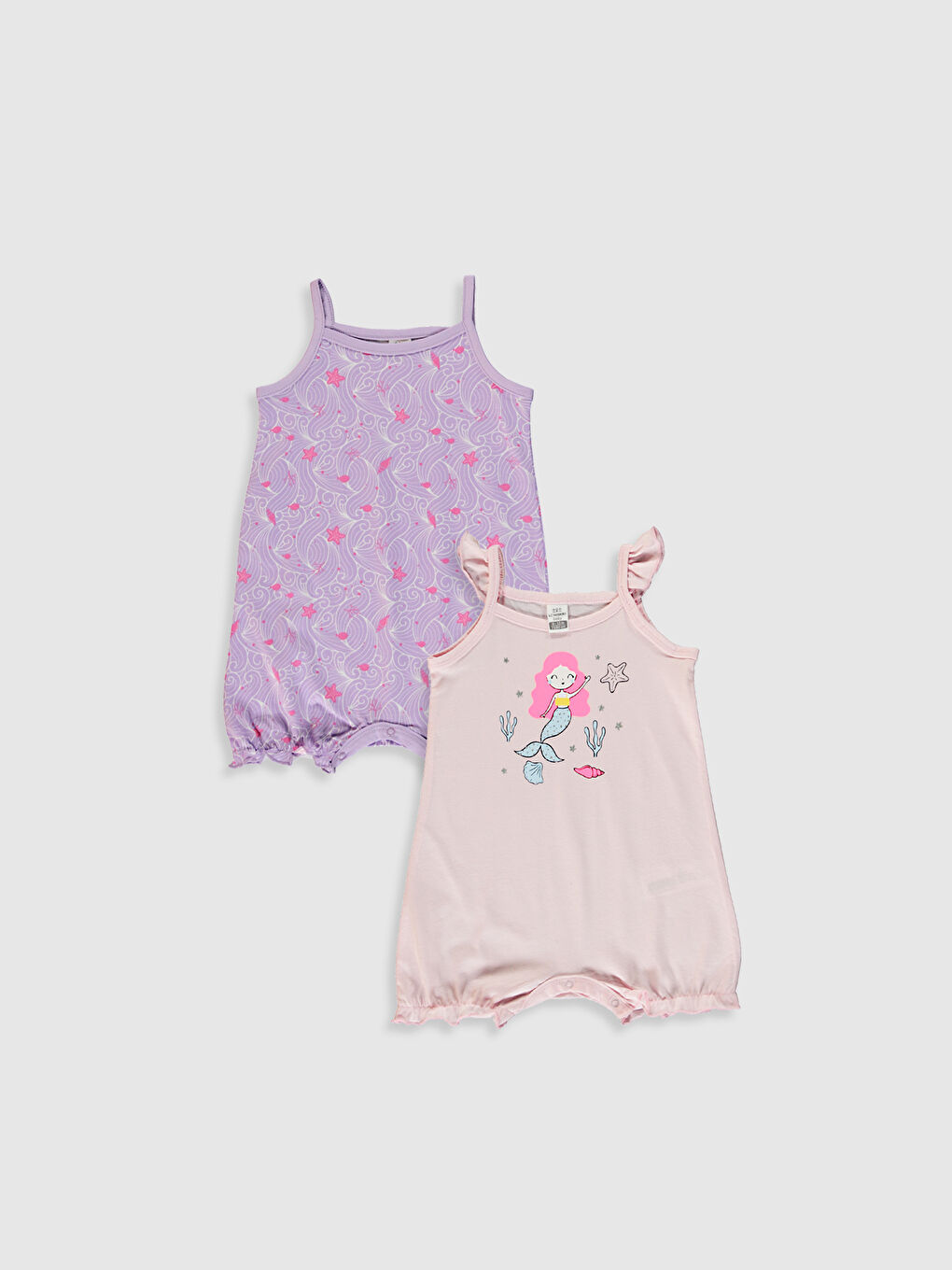 LCW baby Printed Baby Girl Jumpsuit With 2 Pieces -0SG788Z1-KNH