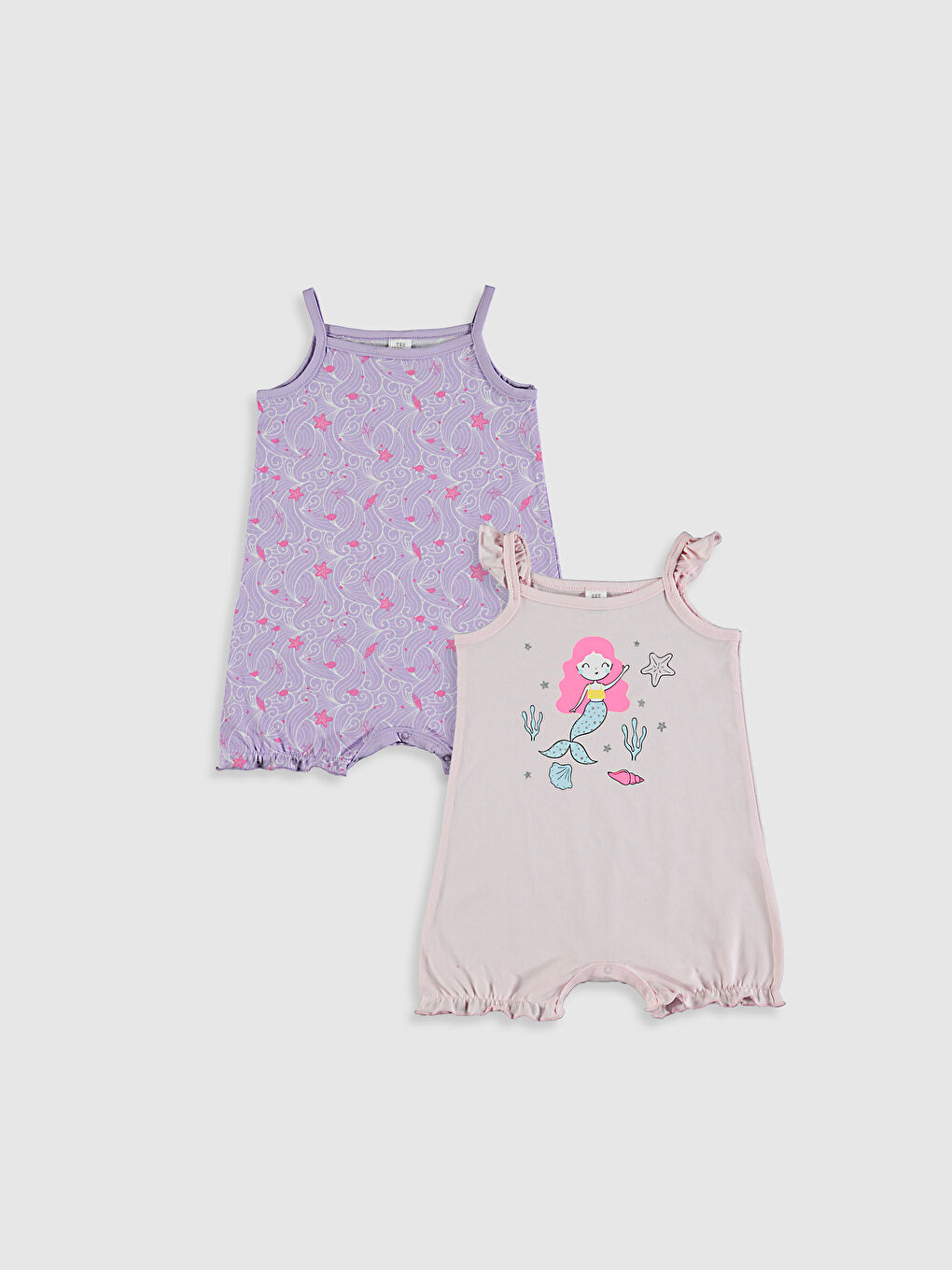 LCW baby Printed Baby Girl Jumpsuit With 2 Pieces -0SG788Z1-KNH