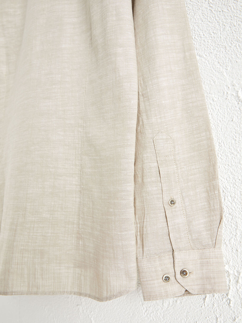 قميص كم طويل بقصة رفيعة-3