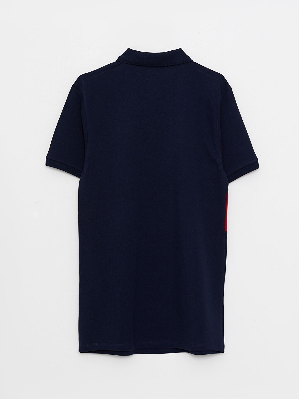 Футболка з водолазкою, коротким рукавом і колор-блоком для чоловіків-6