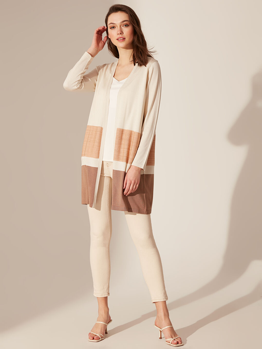 Жилетка с дълъг ръкав за жени-2