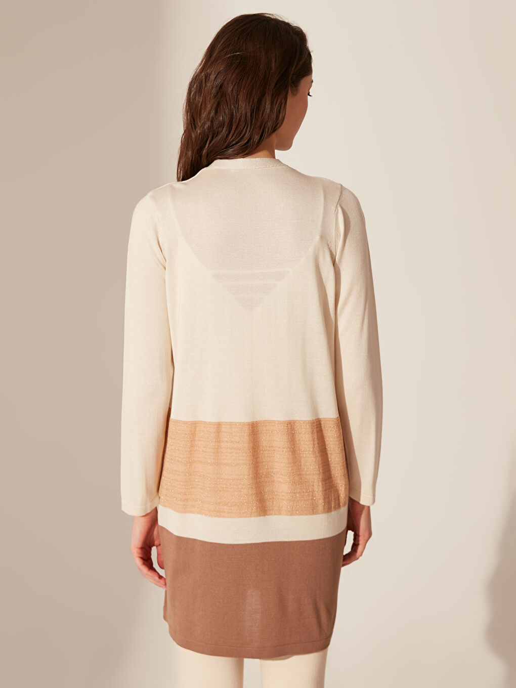 Жилетка с дълъг ръкав за жени-3