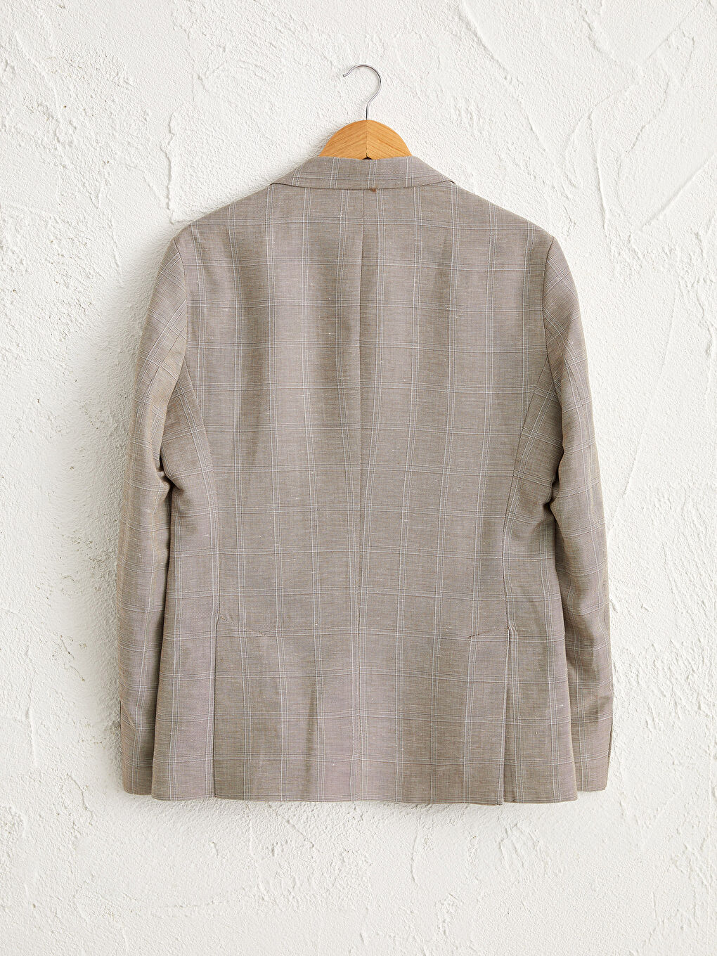 Bej Erkek Blazer Ceket-1