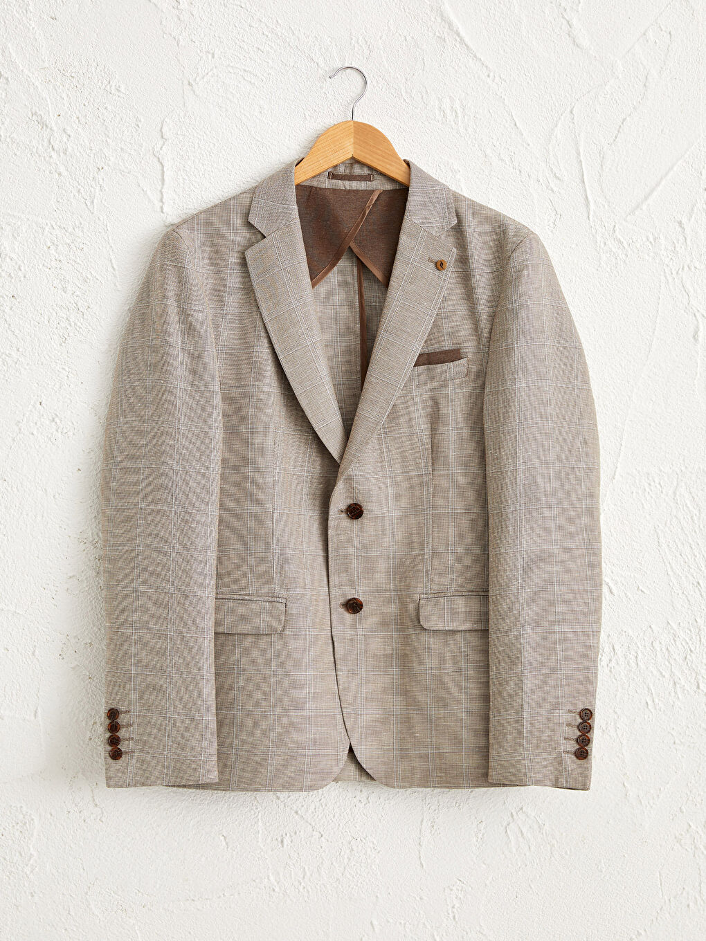 Bej Erkek Blazer Ceket