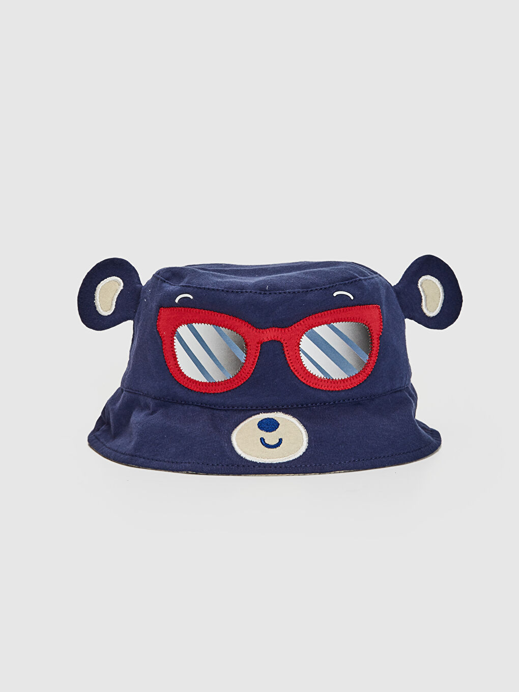 قبعة دلو أزرق طفل صغير-1