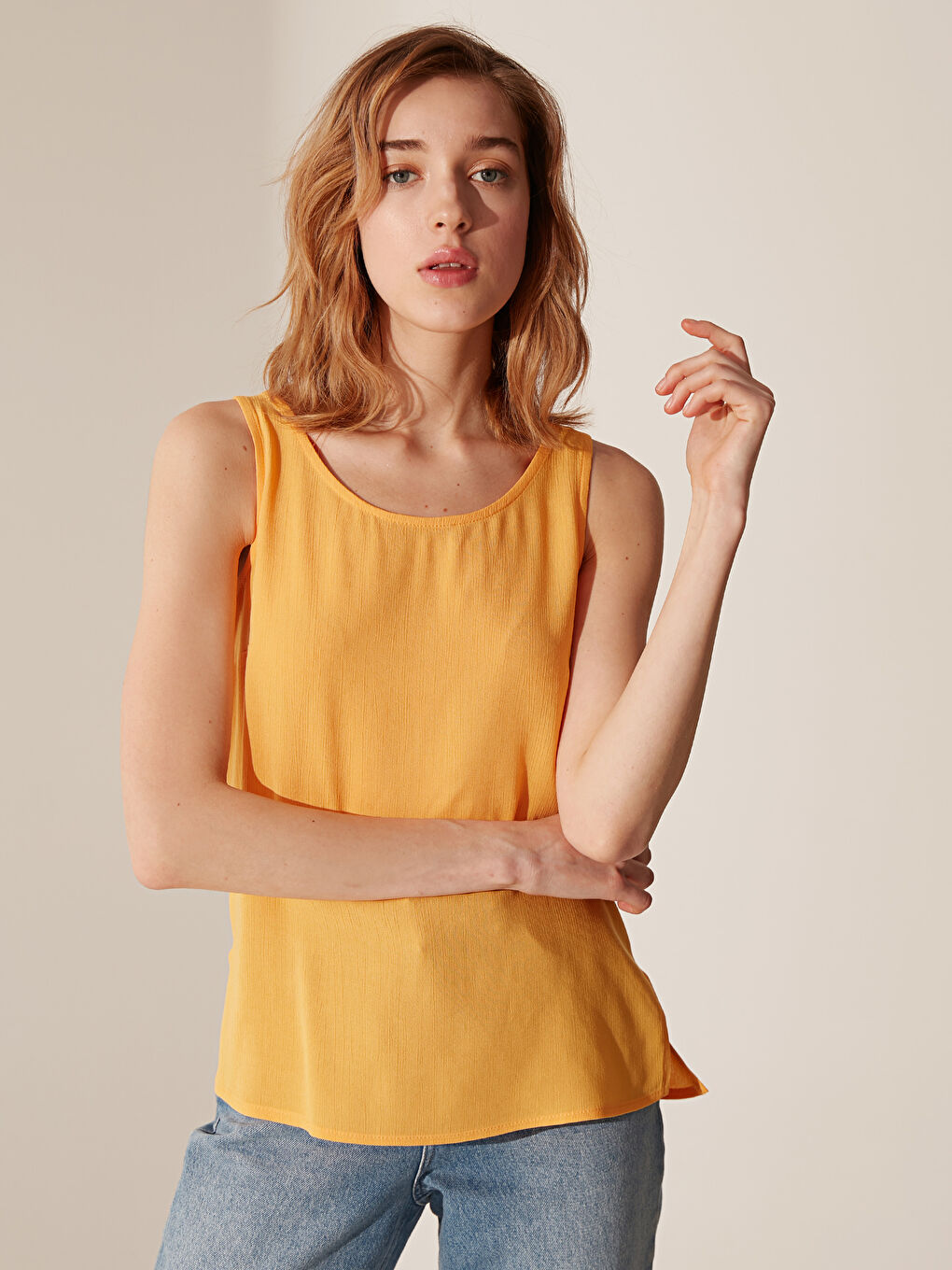 Standard Fit Women's Strapped Blouse-1