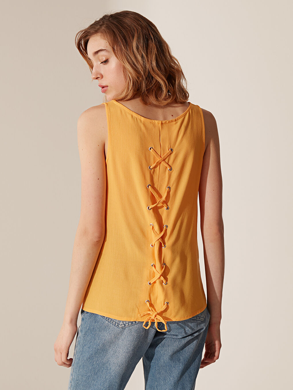 Standard Fit Women's Strapped Blouse-3