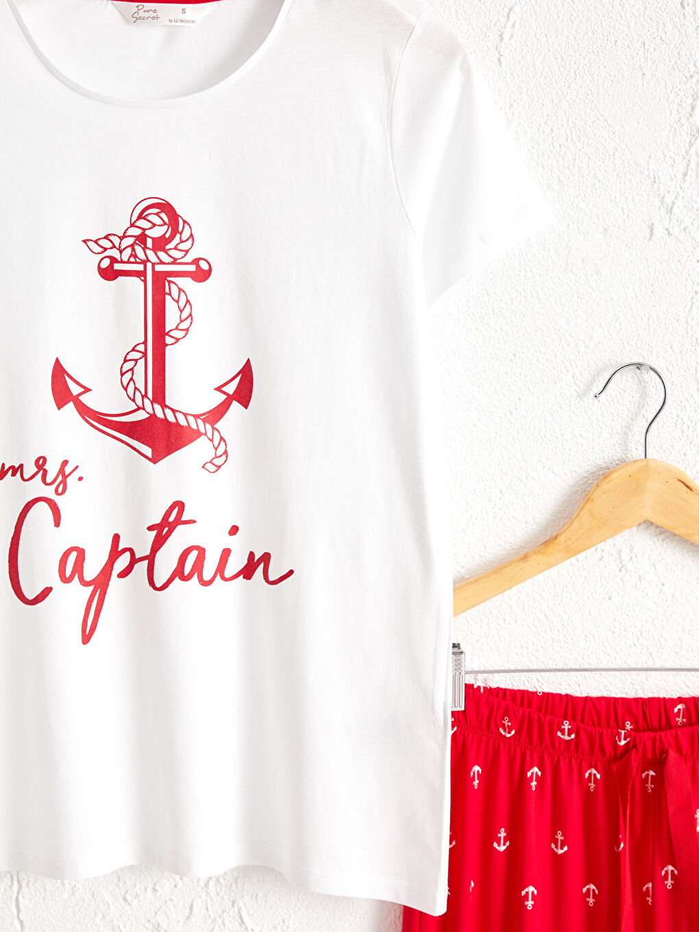 Family Collection Anchor Printed Cotton Pajama Set-3