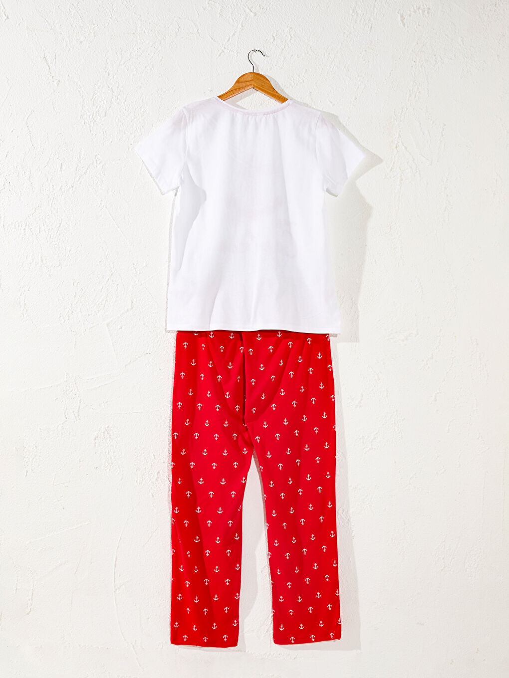 Family Collection Anchor Printed Cotton Pajama Set-7