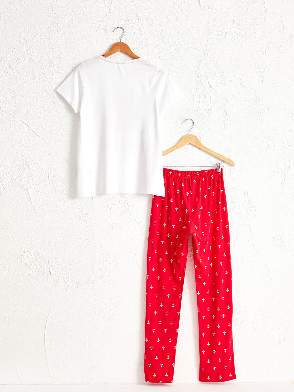 Family Collection Anchor Printed Cotton Pajama Set-2