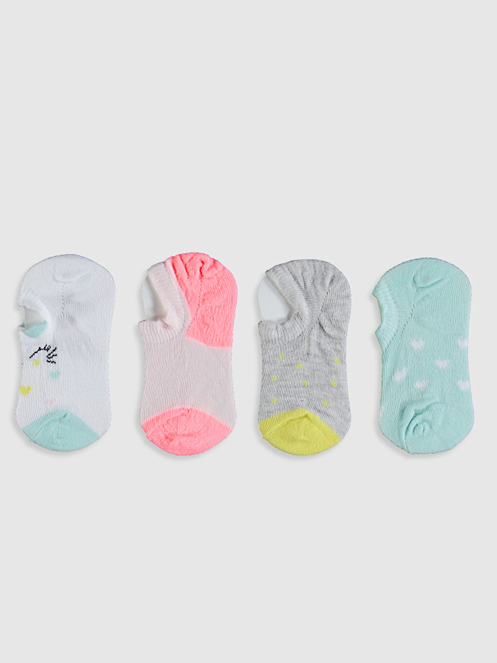 Karışık Kız Bebek Patik Çorap 3'lü-1