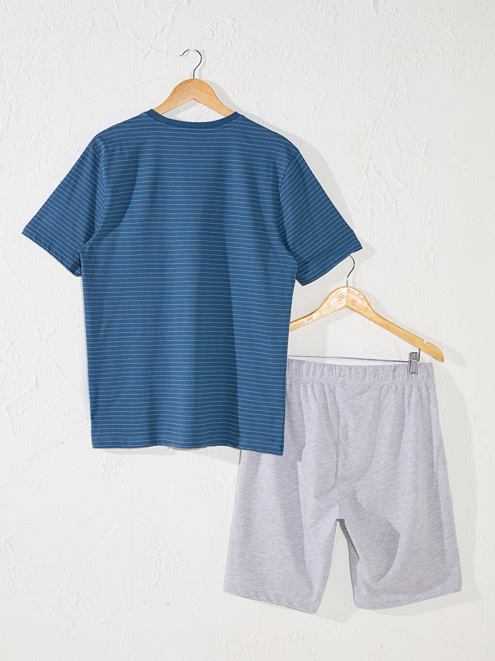 Ensemble pyjama court MARINE Homme-2