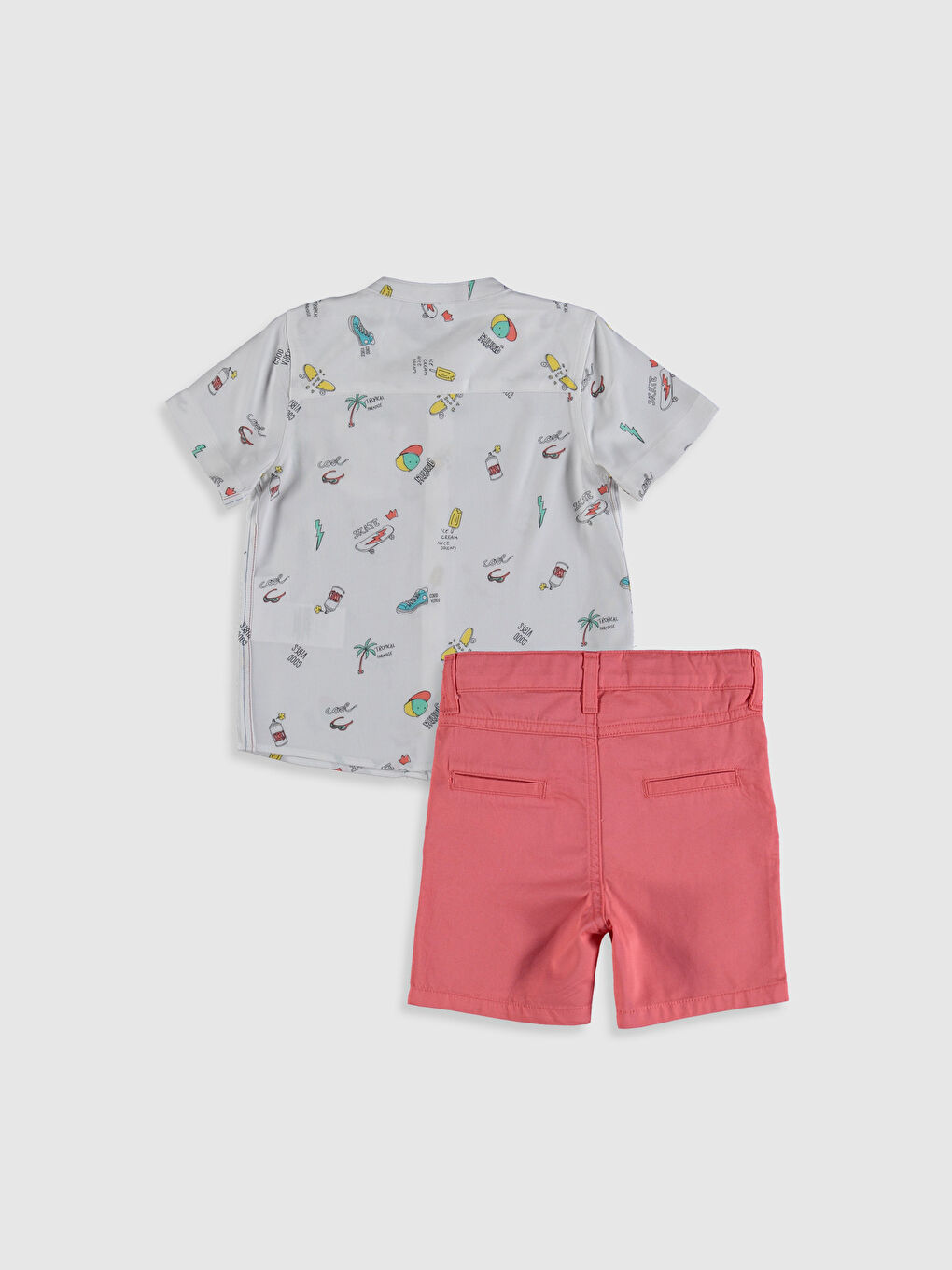 LCW baby Short Sleeved Baby Boy Suit -0SH817Z1-LTQ