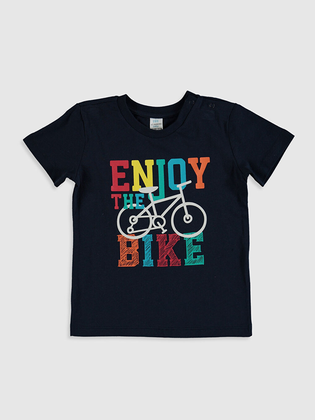 Lacivert Kısa Kollu Erkek Bebek Takım-3