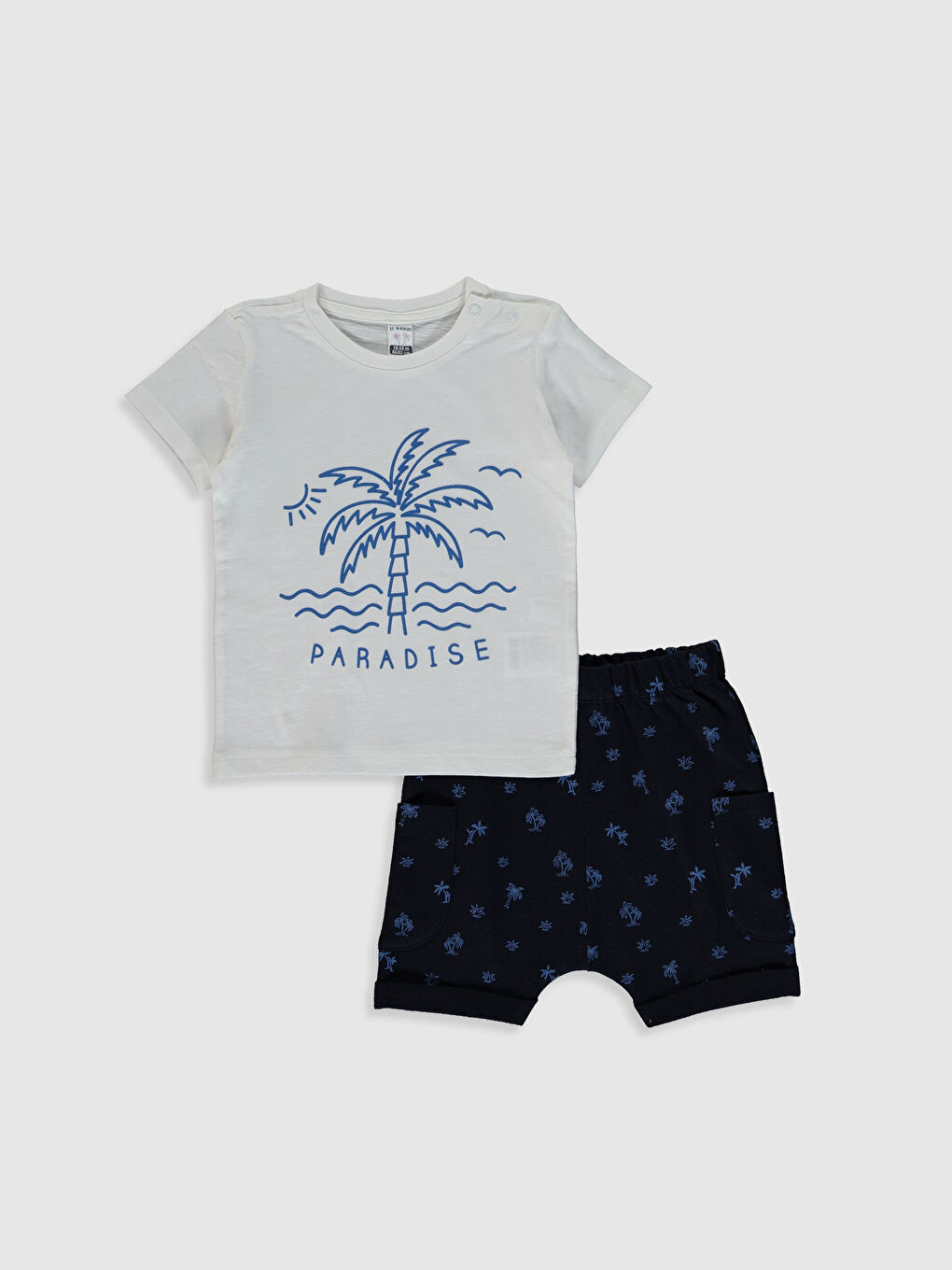 Baby Boy’s Printed Cotton Set of 2