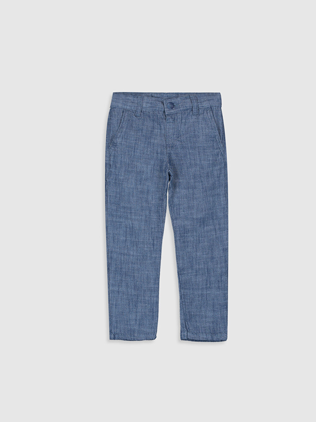 Lacivert Erkek Çocuk Slim Chino Pantolon