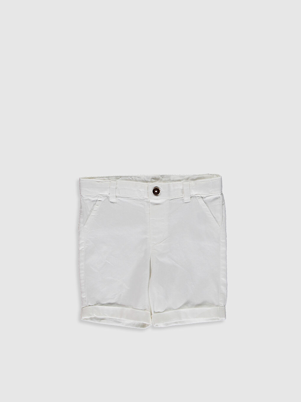 Pembe Erkek Bebek Gömlek ve Şort-3