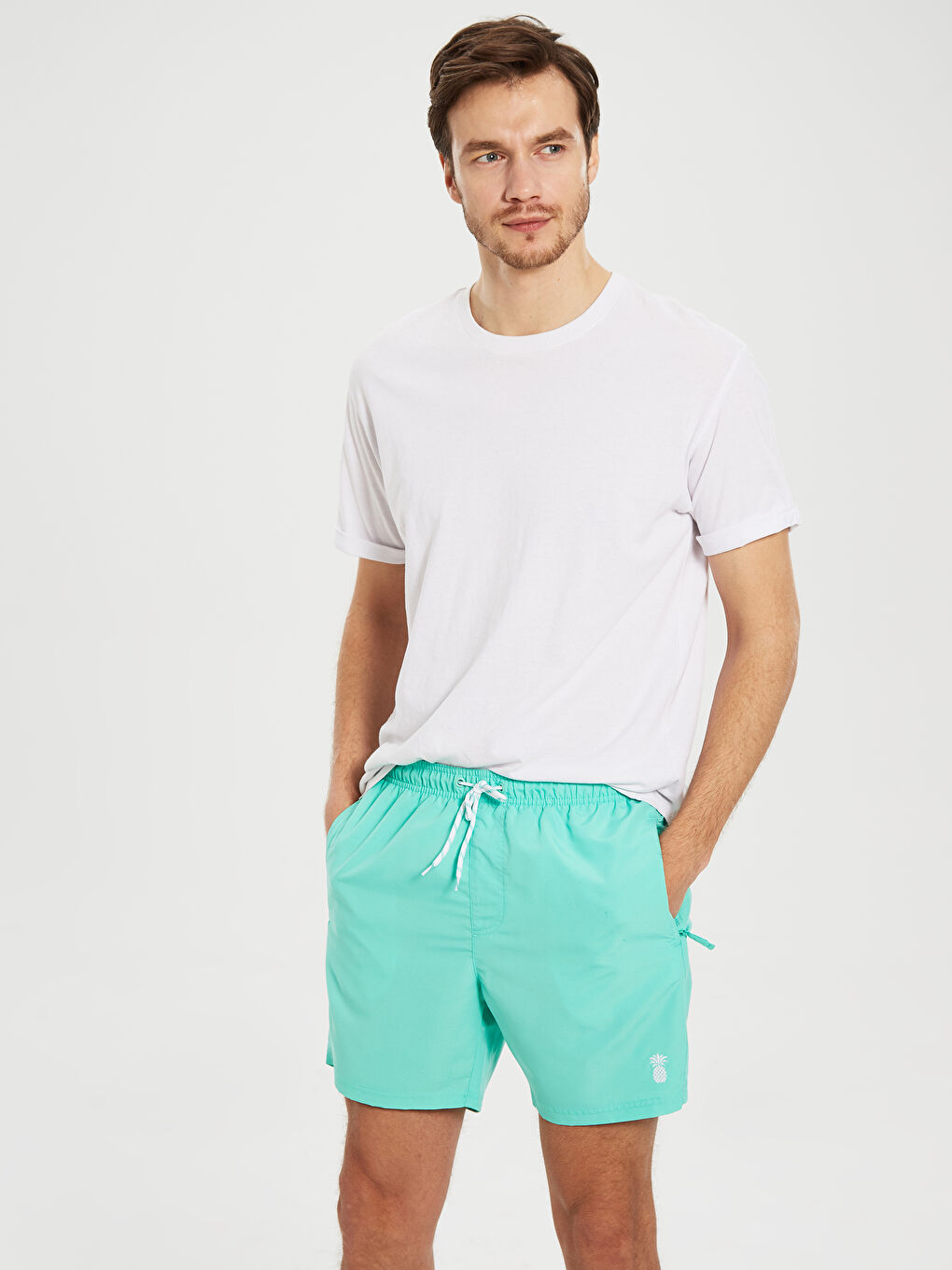 Shorts de bain TURQUOISE Homme-2