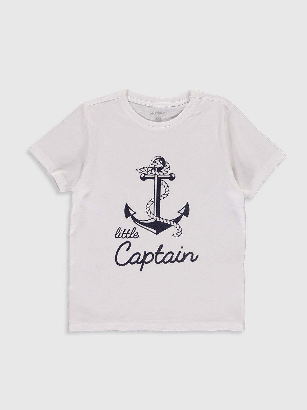 Beyaz Bisiklet Yaka Kısa Kollu Erkek Çocuk Pijama Takım-4