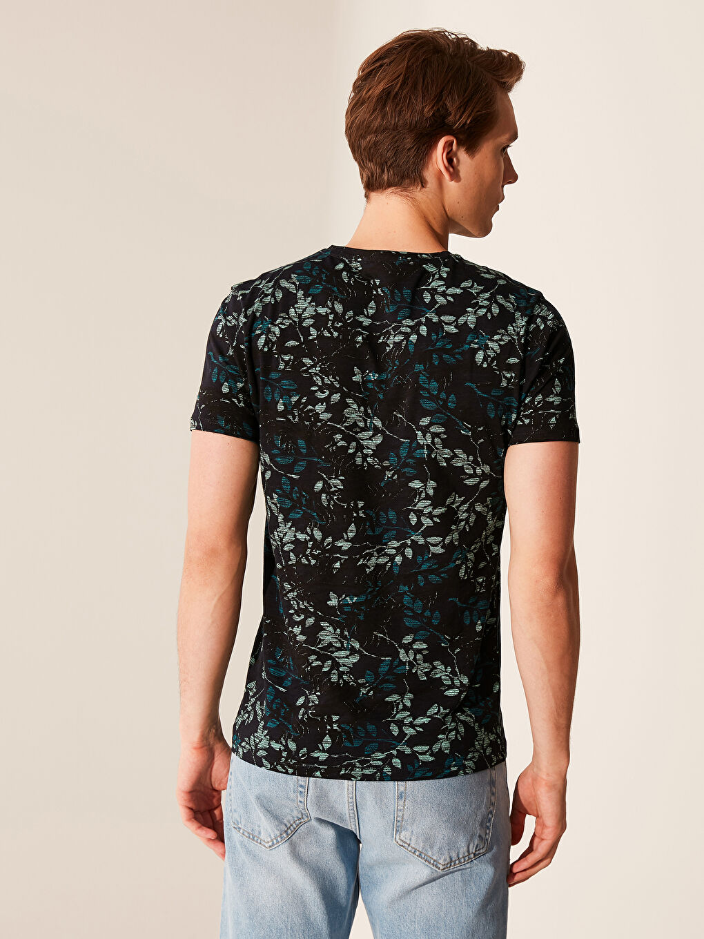 XSIDE Combed Cotton Men's T-Shirt -0SI240Z8-HEL