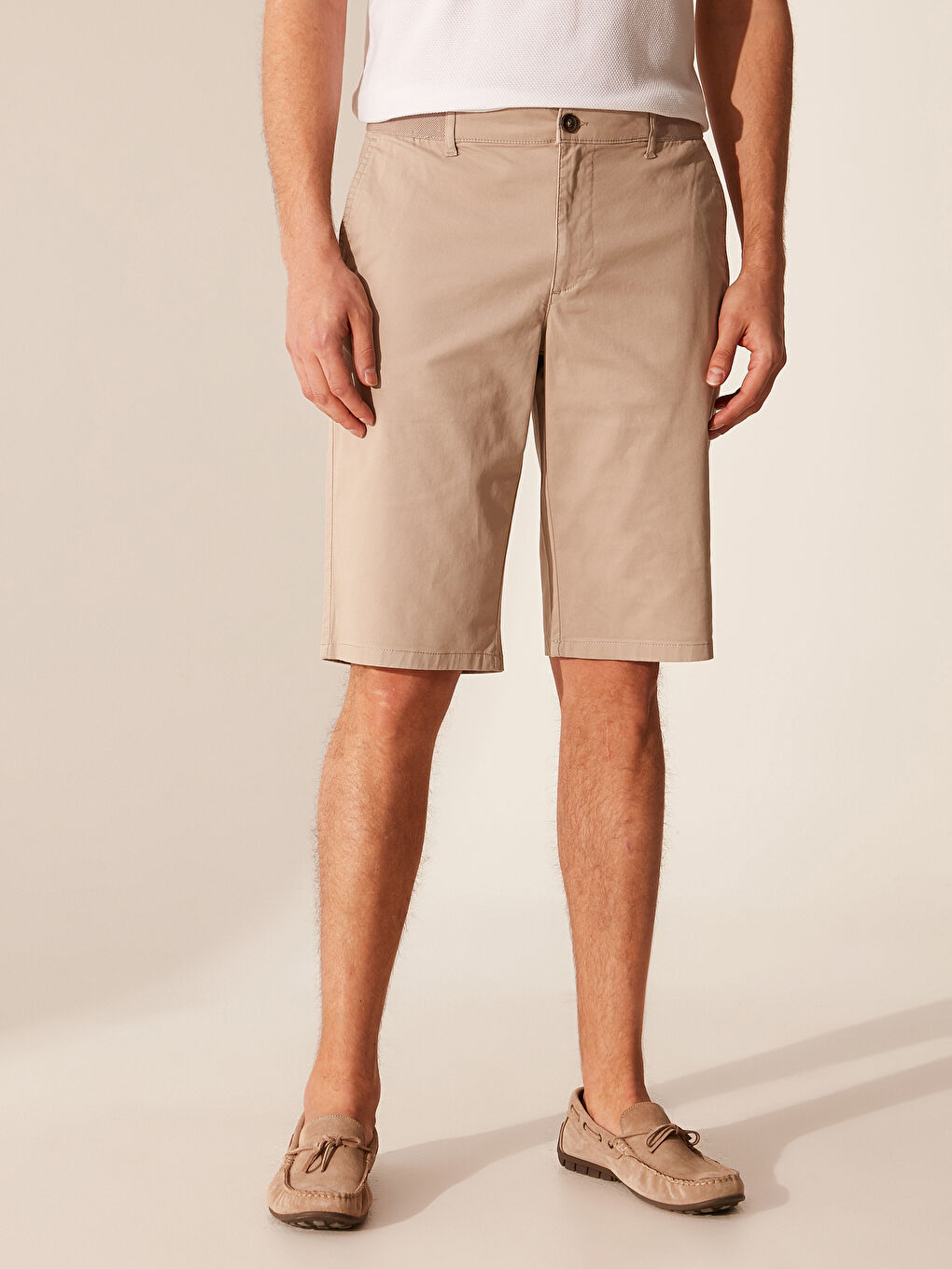 Bej Rahat Kalıp Gabardin Roller-2