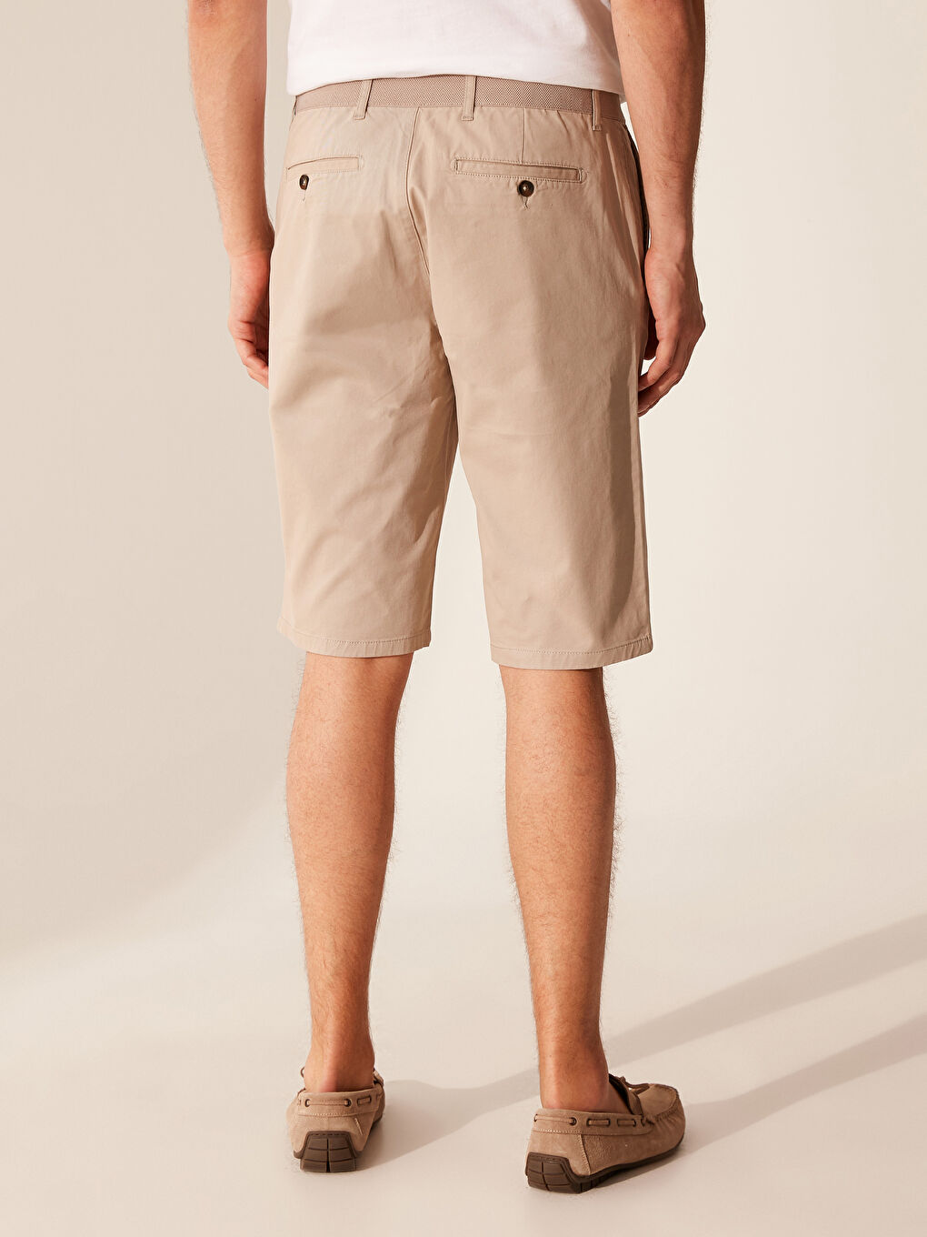 Bej Rahat Kalıp Gabardin Roller-3