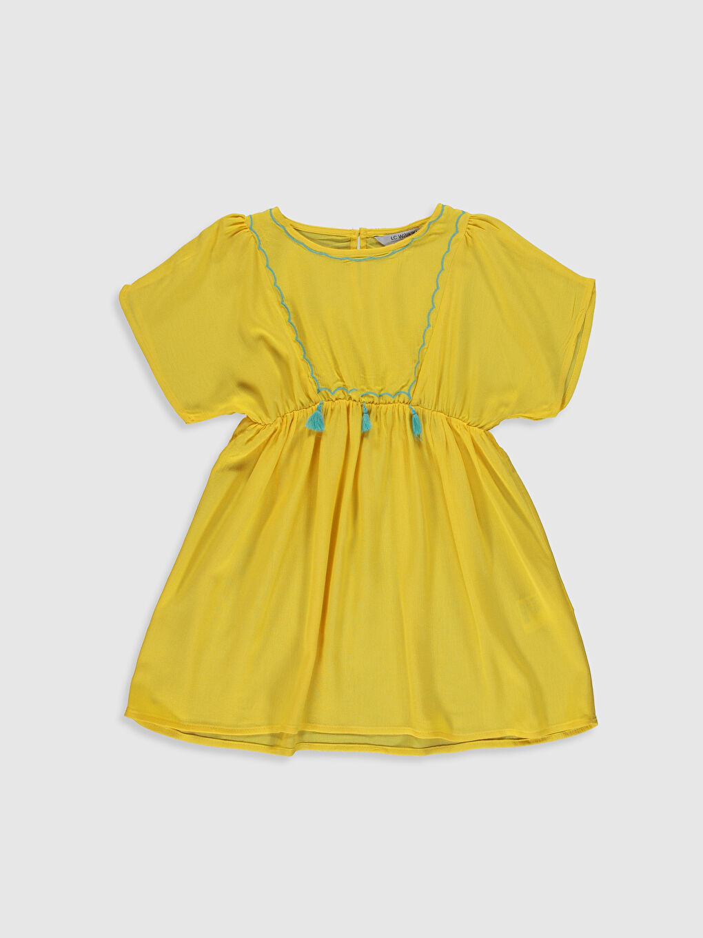 Blouse à Col Rond et Manches Courtes pour Filles