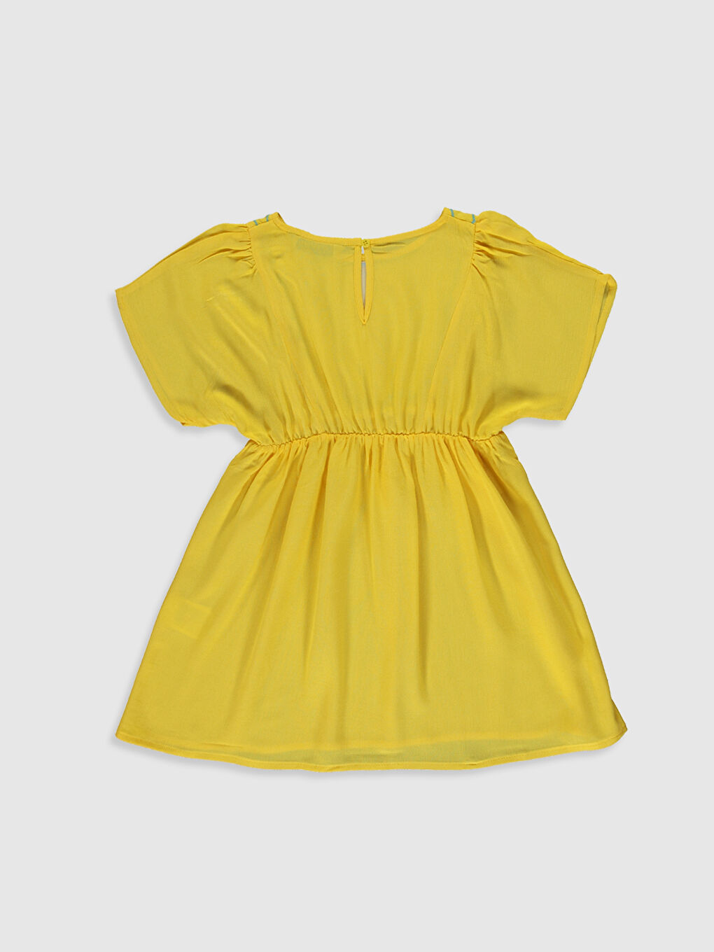 Blouse à Col Rond et Manches Courtes pour Filles-1