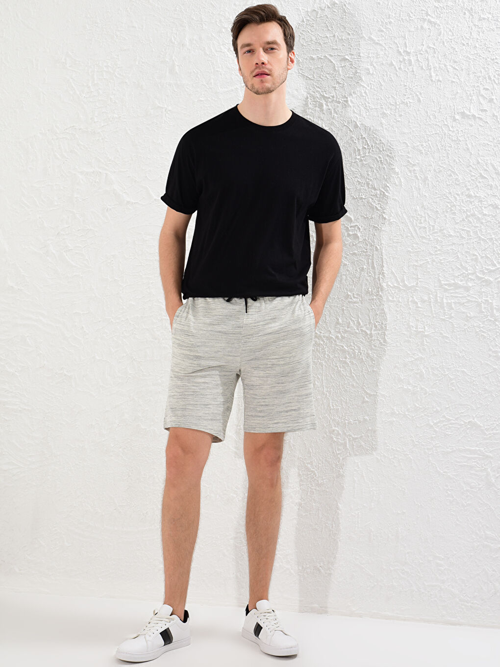 Short De Sport Coupe Slim Homme-1