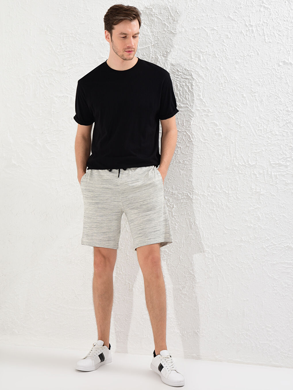 Short De Sport Coupe Slim Homme-2