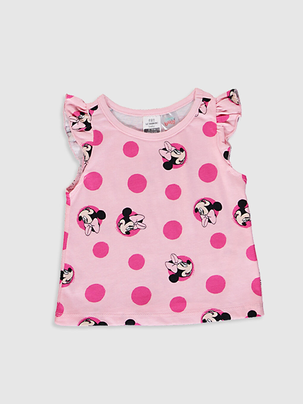 طقم بيجامة بناتي بطبعة ميني ماوس-2