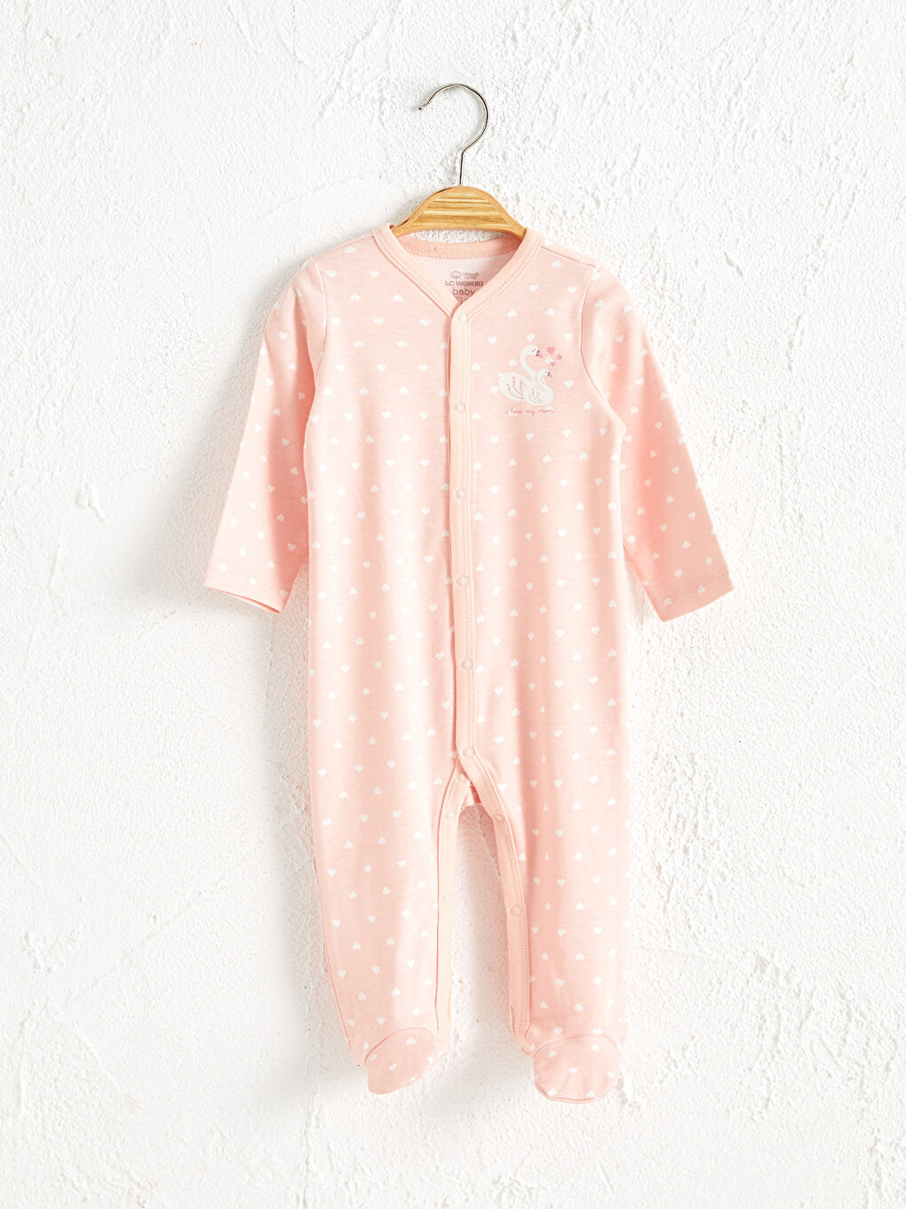 Organic Cotton Newborn Printed Footed Jumpsuit