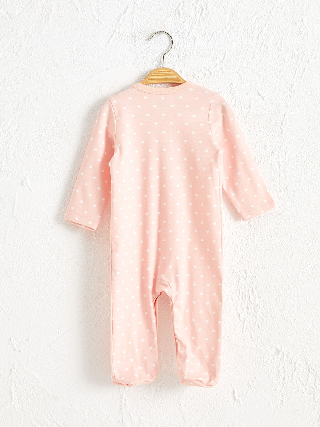 Organic Cotton Newborn Printed Footed Jumpsuit-4