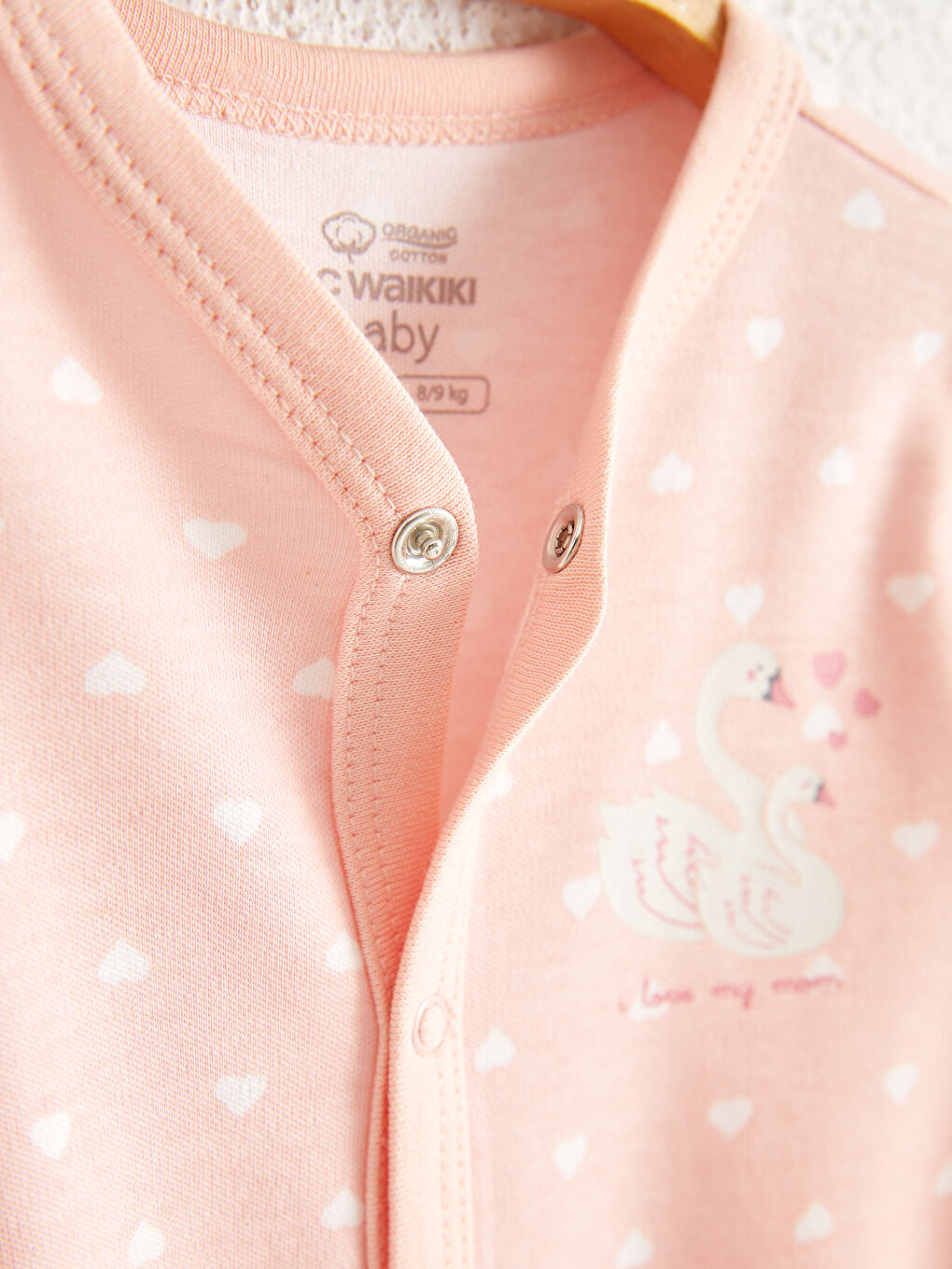 Organic Cotton Newborn Printed Footed Jumpsuit-5